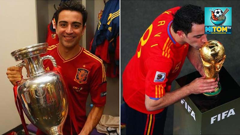 Xavi là cầu thủ Tây Ban Nha được vinh danh nhiều thứ hai trong lịch sử bóng đá nước này